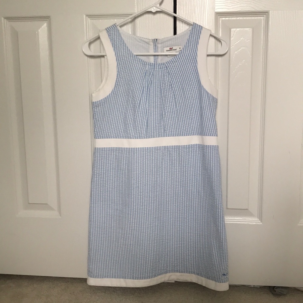 Vineyard Vines Girls Seersucker Dress